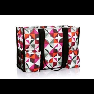 Zip-Top Organizing Utility Tote - Origami Pop
